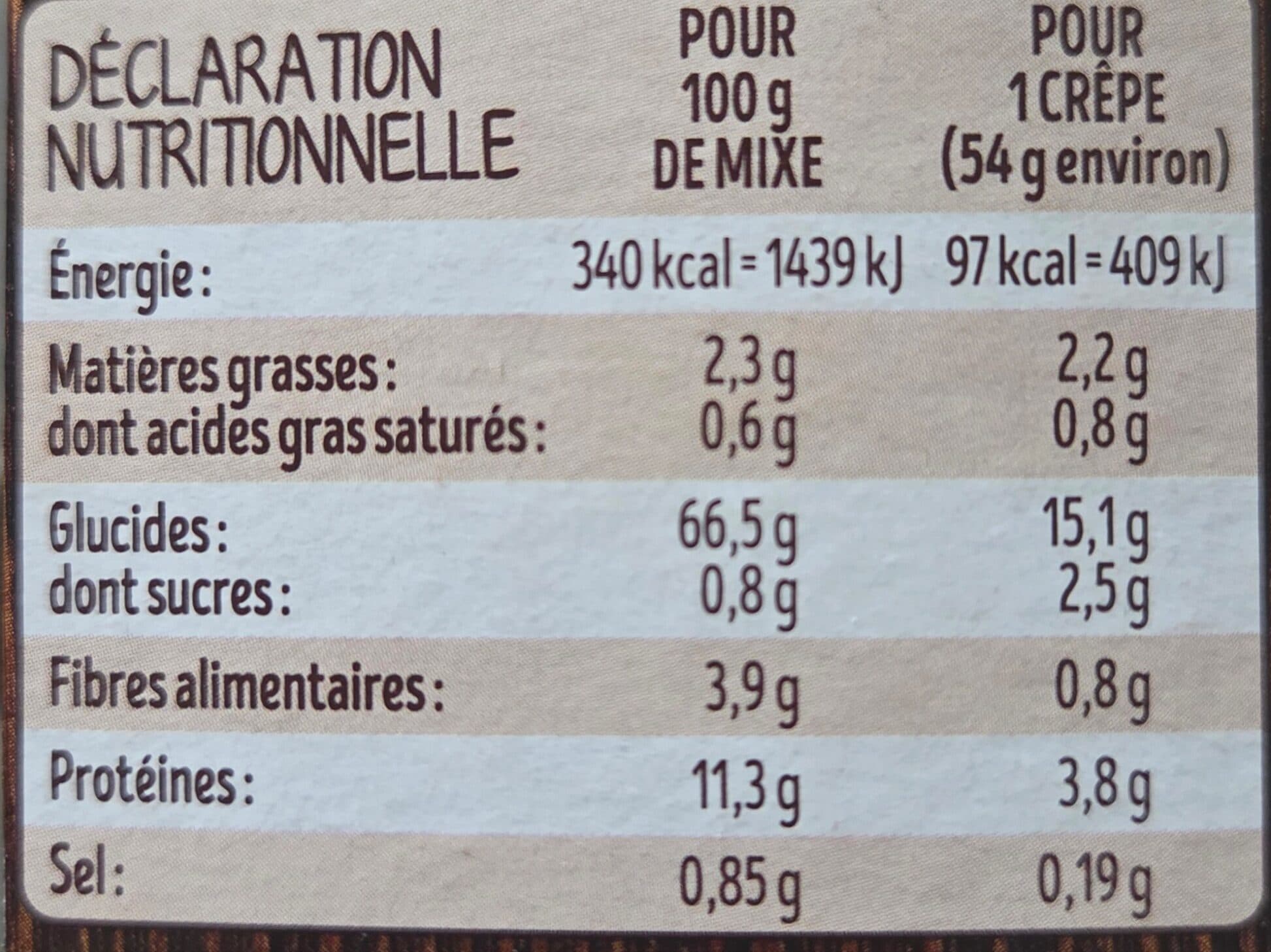 Francine Ma pâte à crêpes packshot