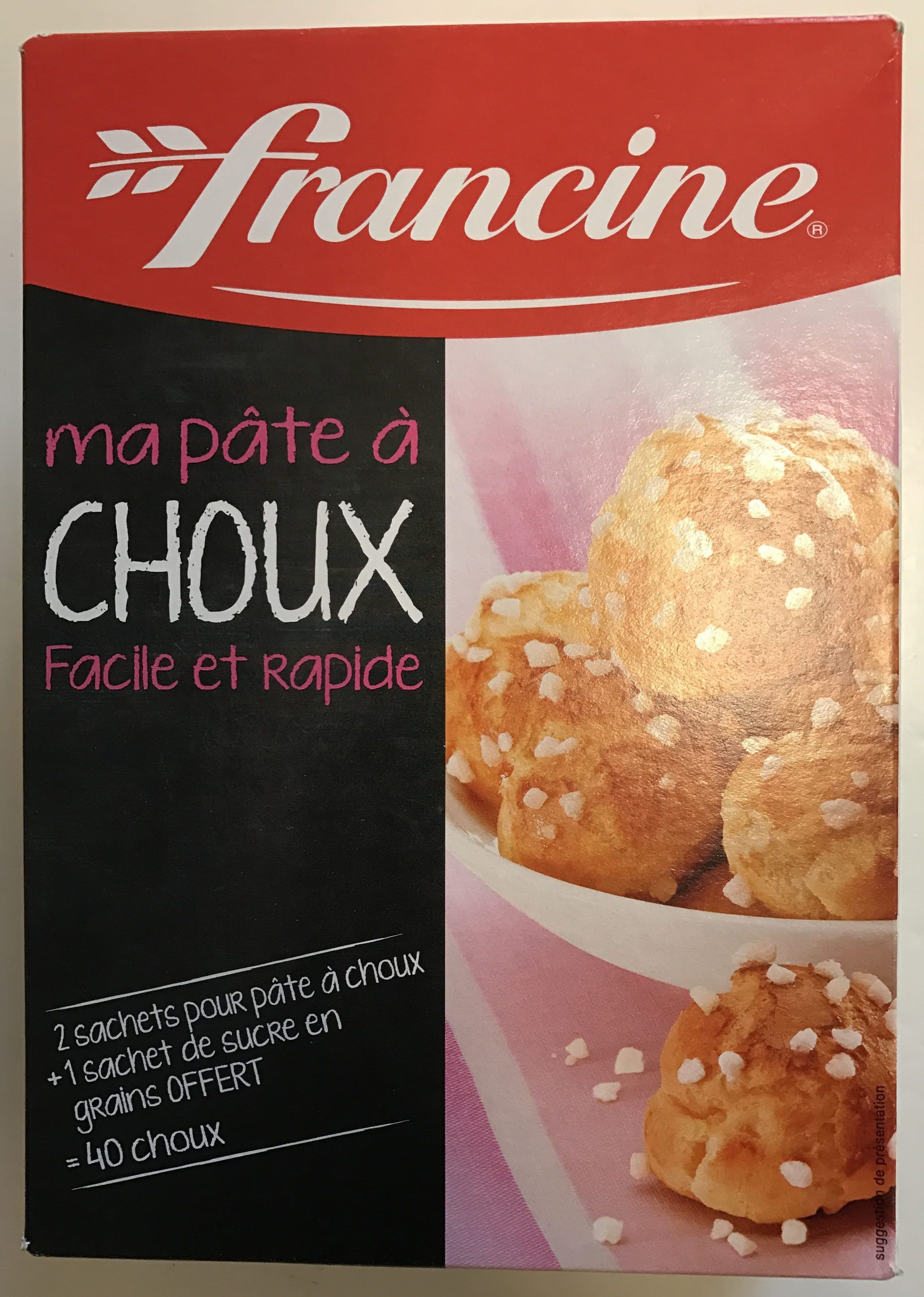 Francine Ma pâte à Choux facile et rapide packshot