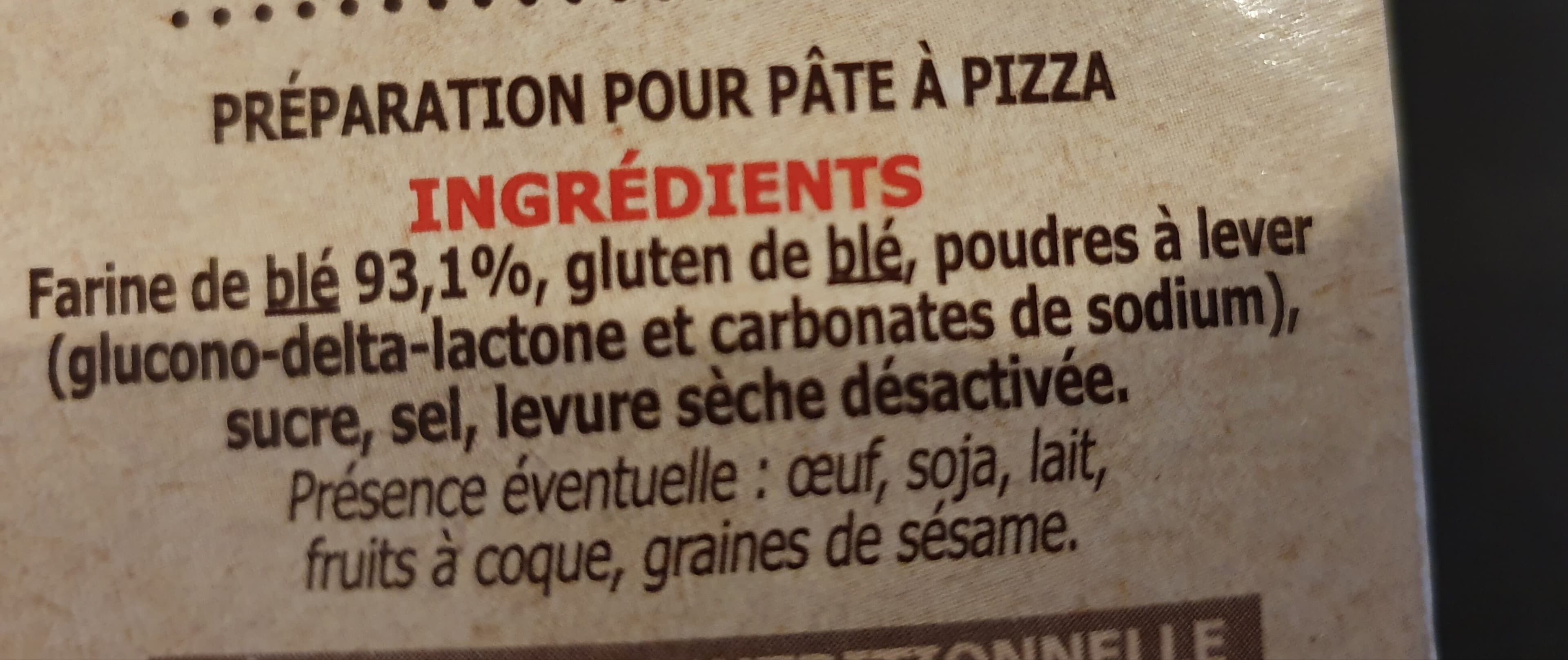 Francine Ma pâte à pizza packshot