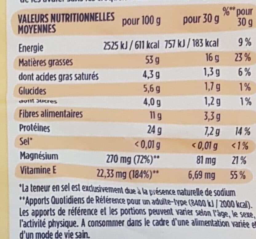 SUN Amandes entières décortiquées packshot