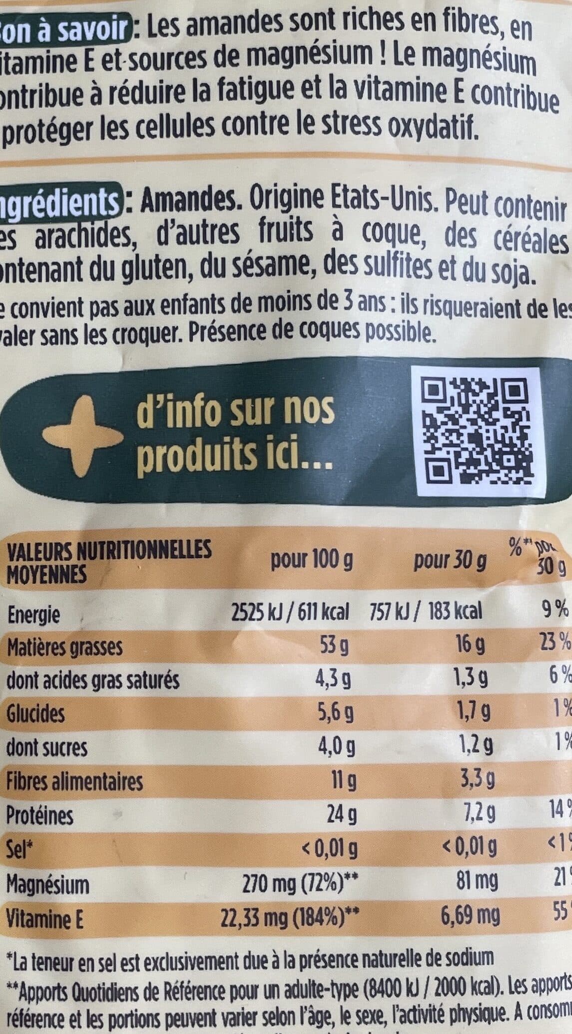 Sun Amandes décortiquées packshot