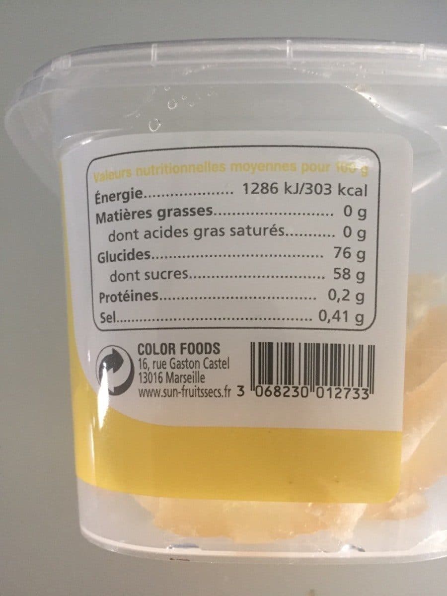 Color Foods Aiguillettes de citron packshot