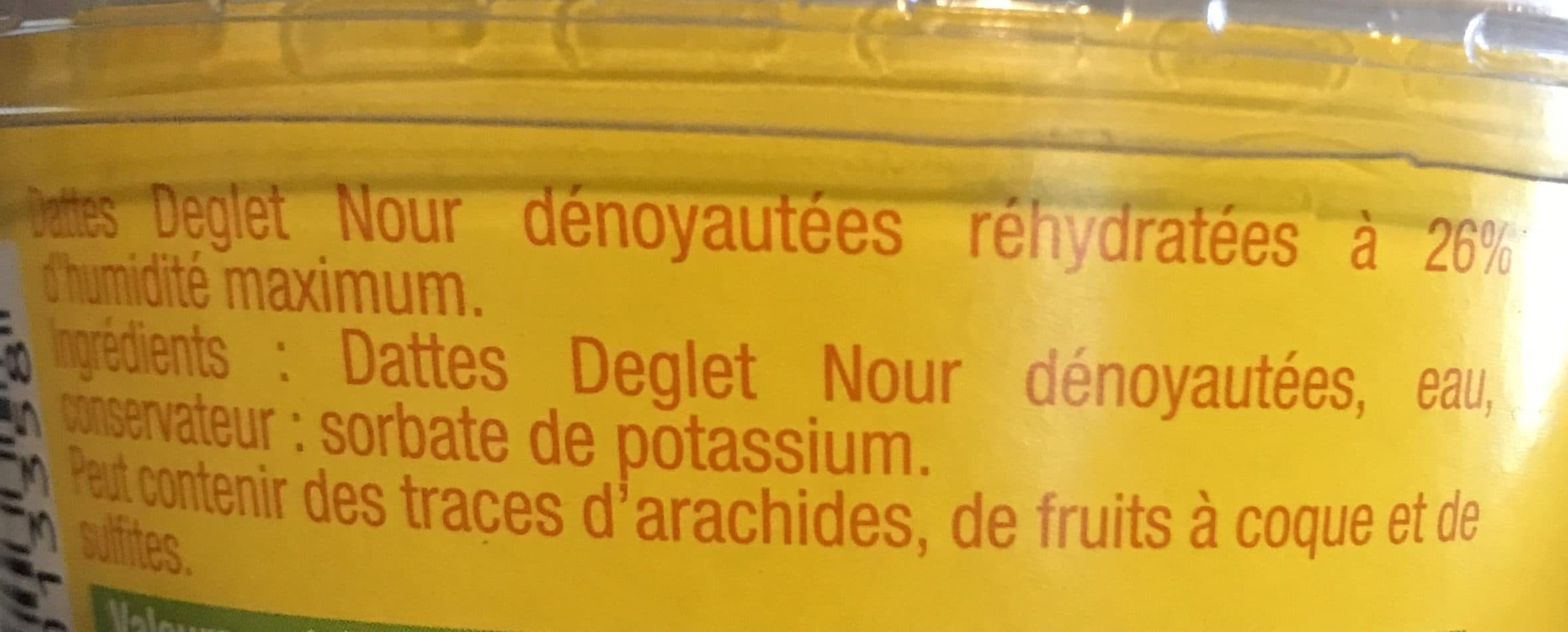 Sun Dattes denoyautées packshot