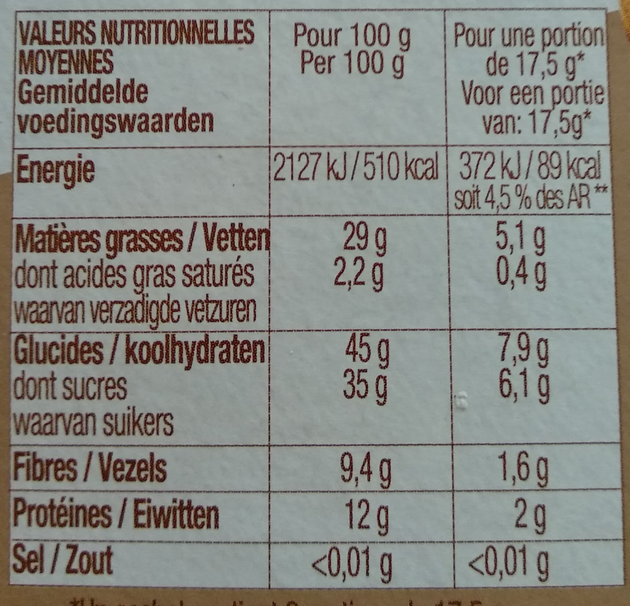 Color Foods Encas Amandes grillées & cranberries packshot