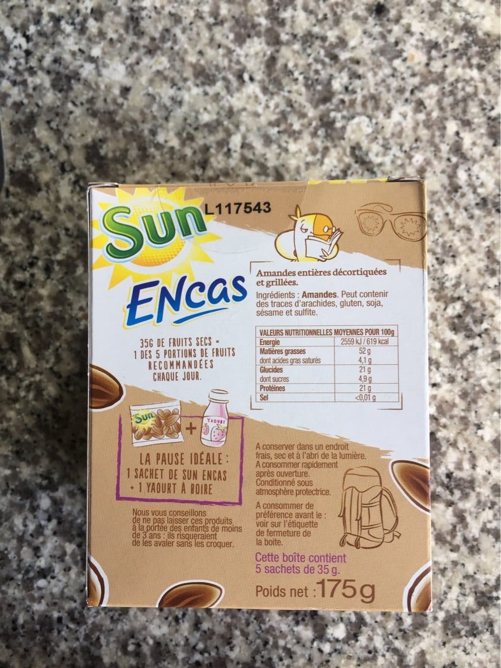 Sun Amandes grillées packshot