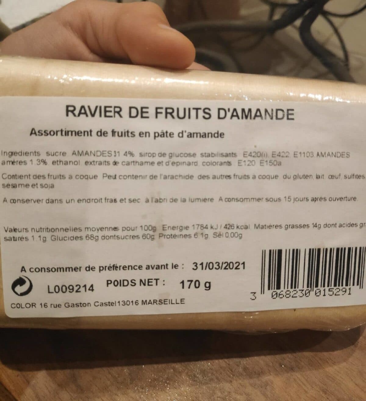 Sun Fruits d’amande packshot