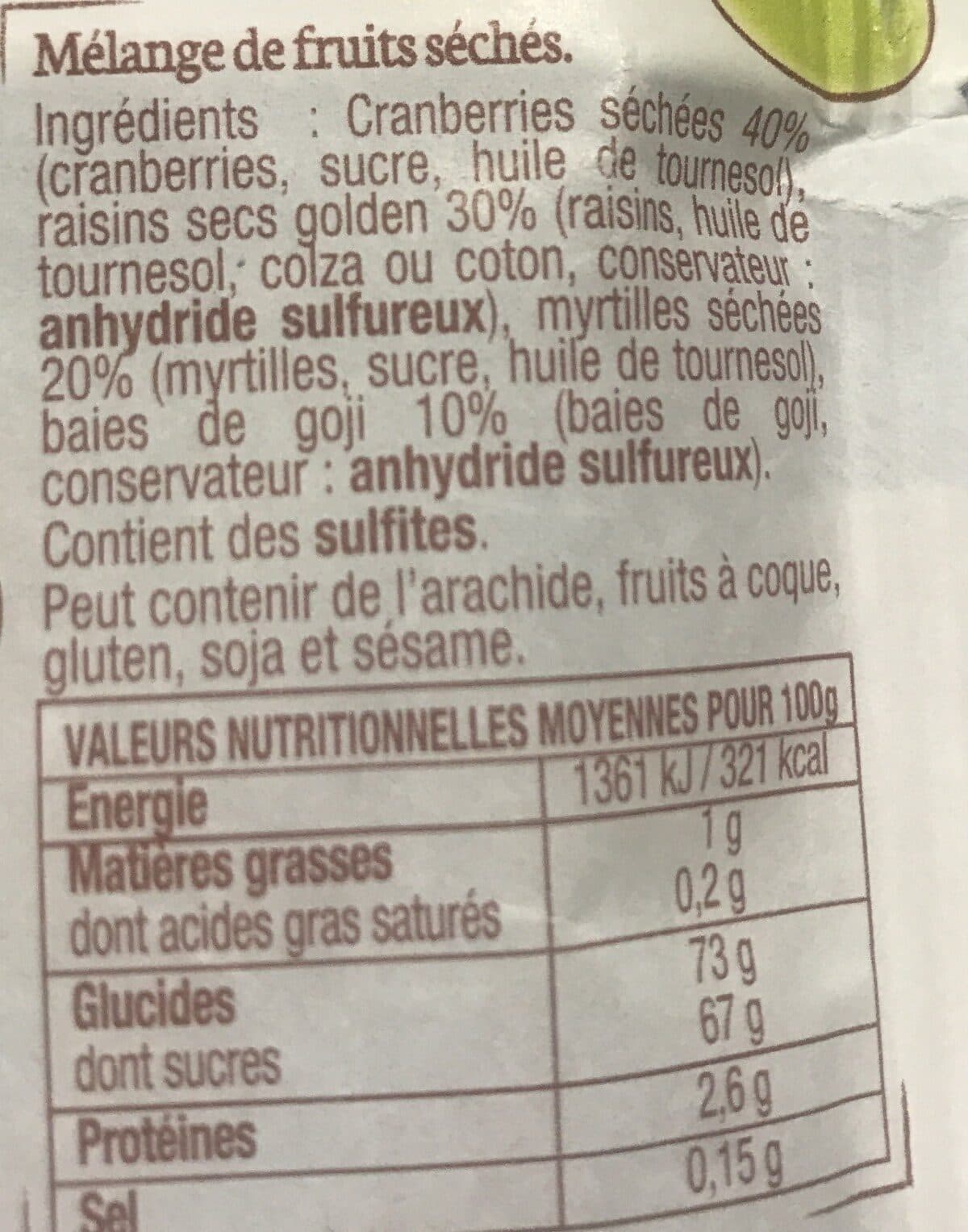 Sun Mix superfruits packshot