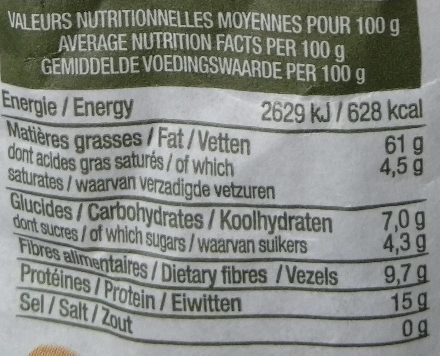 Les fadas Noisettes décortiquées bio packshot