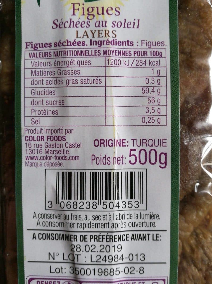 Open Food Facts Figues sèches packshot