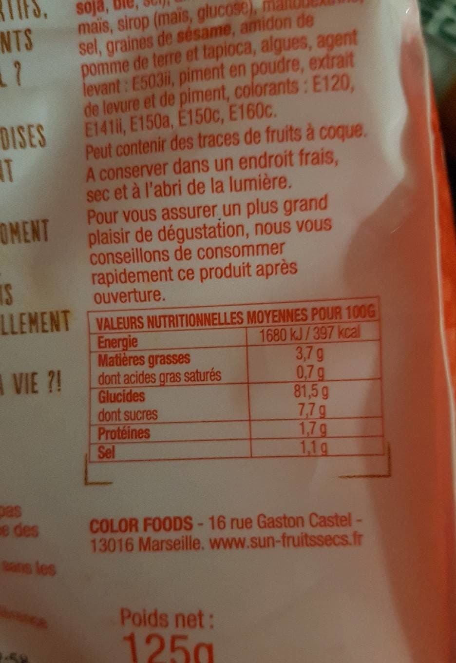 Sun Croqandises Cocktail Japonais packshot