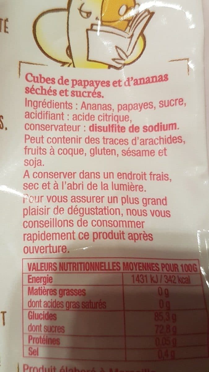 Sun Ananas papayes Sun packshot