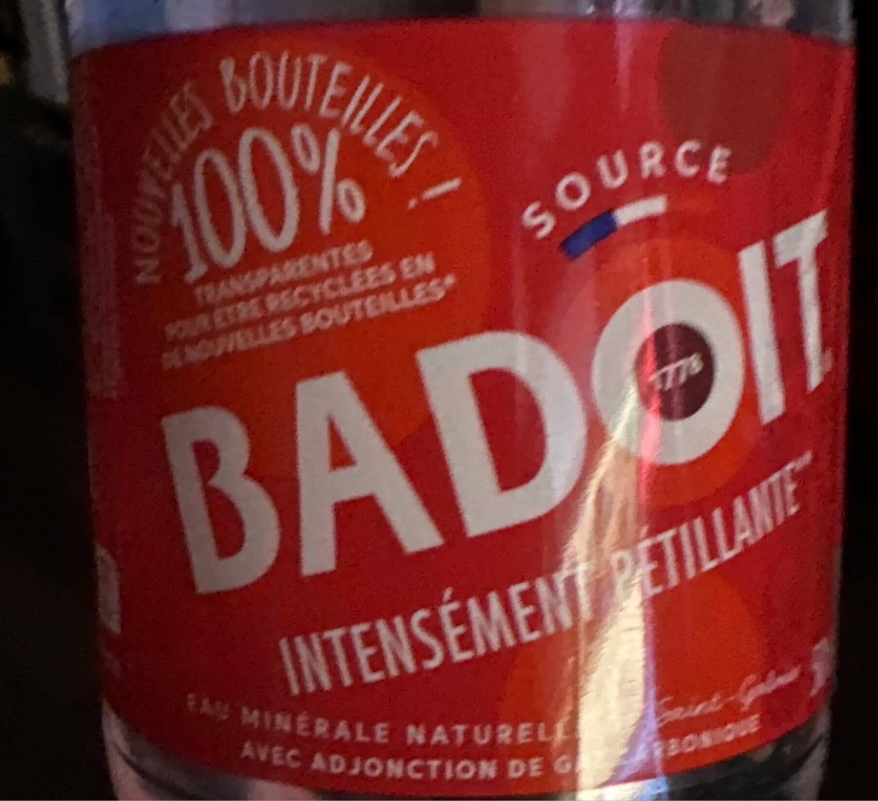 Badoit Badoit rouge packshot