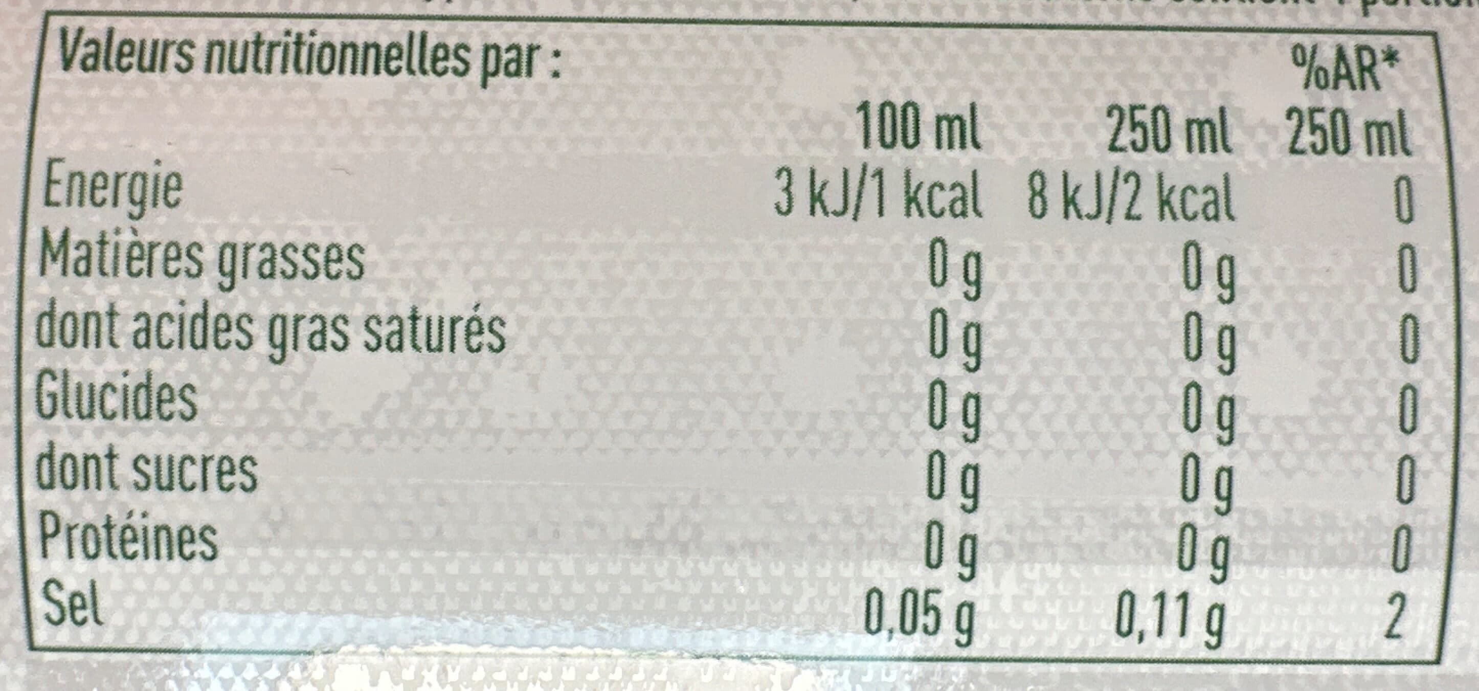 Badoit Badoit zest citron vert sans sucres packshot