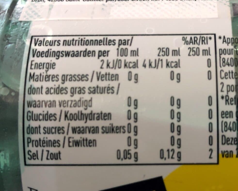 Badoit Badoit Zest Citron packshot