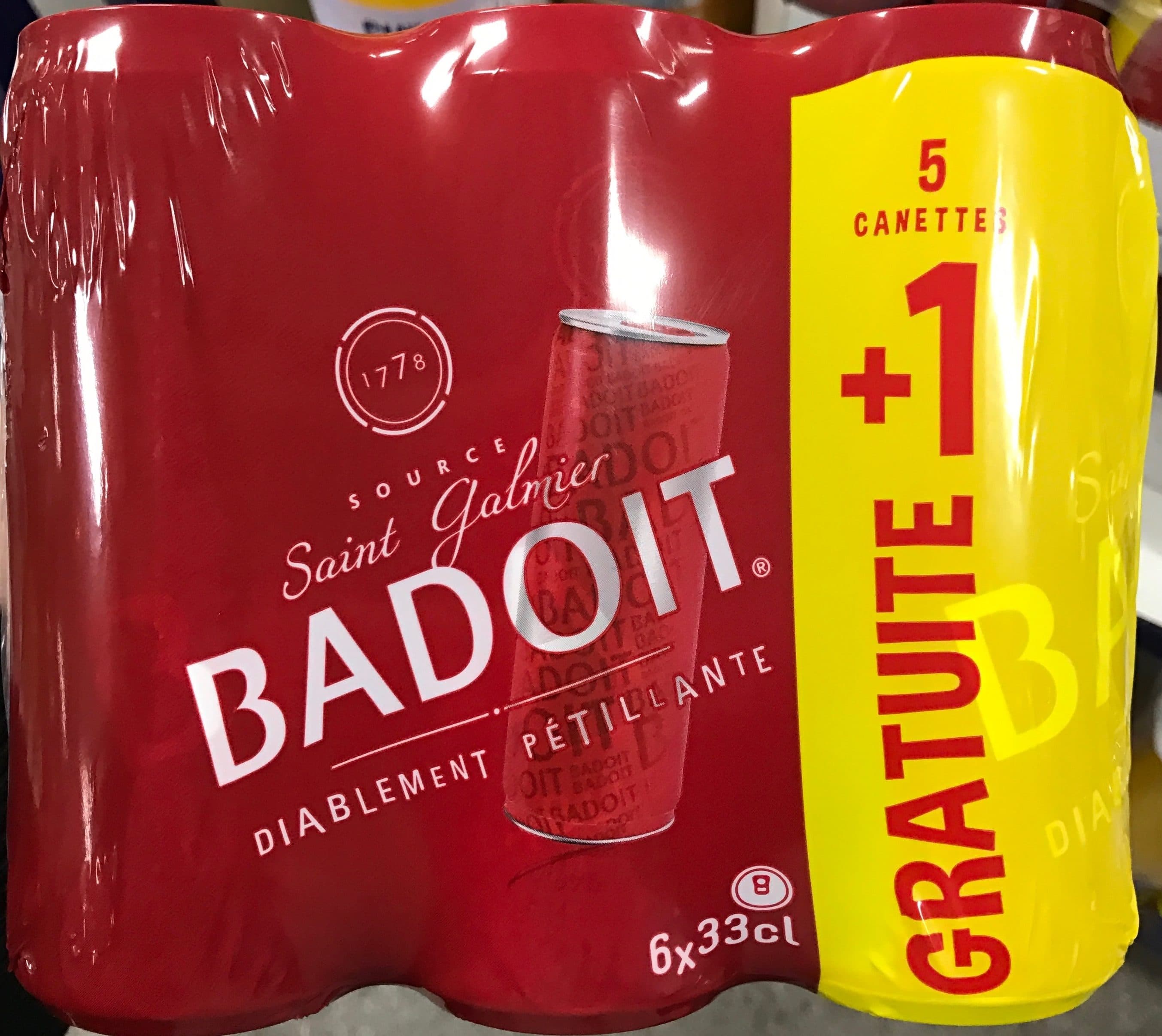 Badoit Badoit Rouge (+1 gratuite) packshot