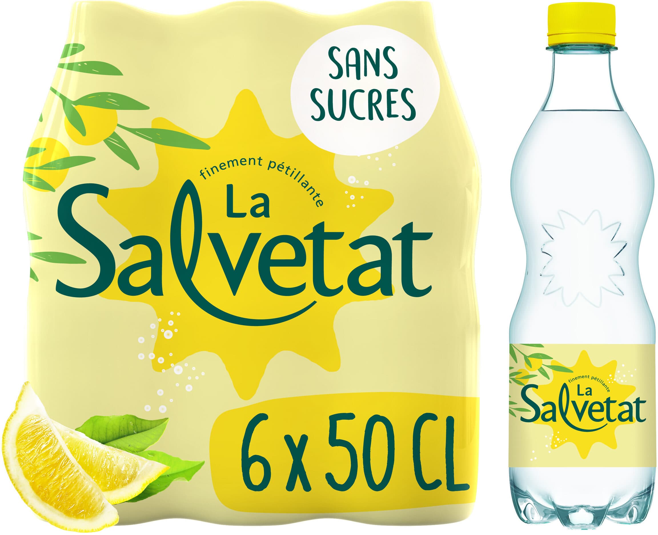 Salvetat Salvetat citron 6x50cl packshot
