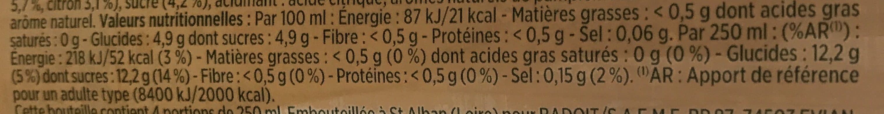 Badoit Badoit bulles de fruit packshot