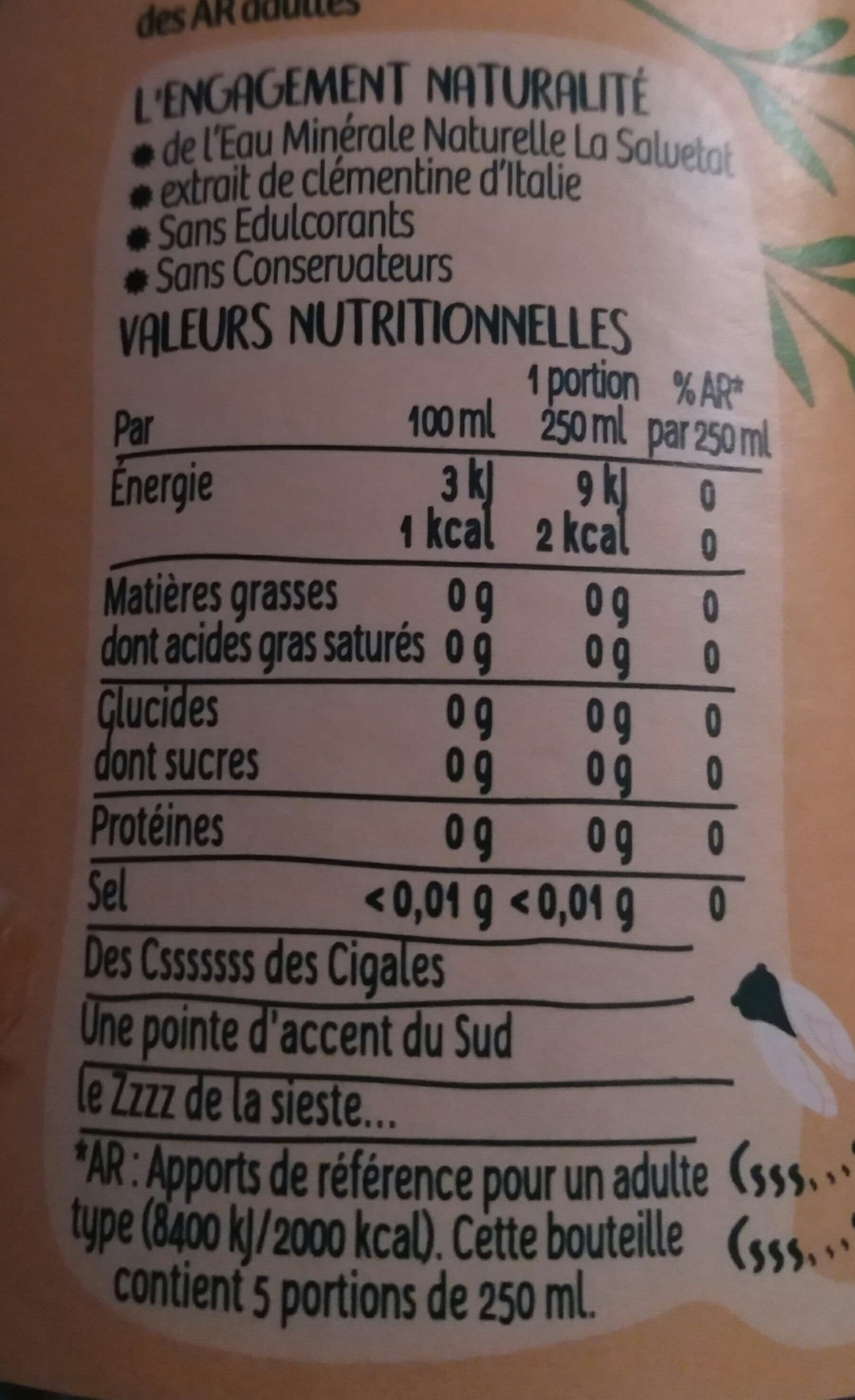 LA SALVETAT Clémentine de Méditerranée packshot