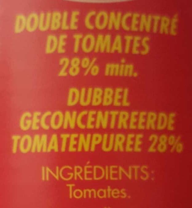 Rolli Double concentré de tomates - 28% min packshot