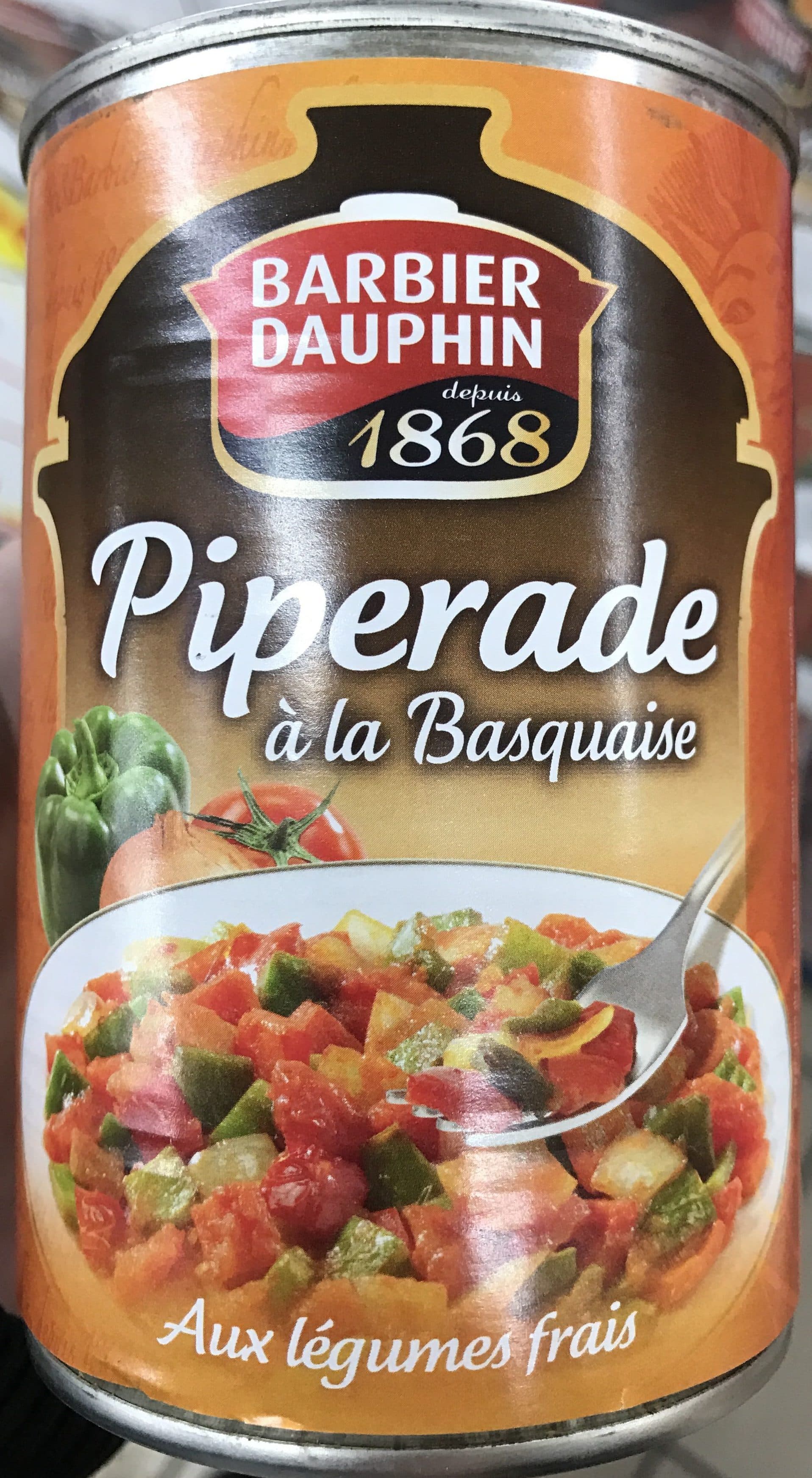 Barbier Dauphin Piperade à la Basquaise packshot
