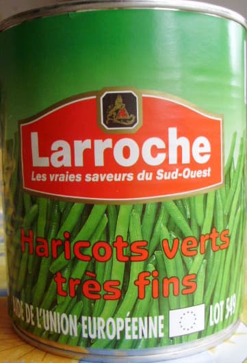 Larroche Haricots verts Très fins - 800 g - Larroche packshot