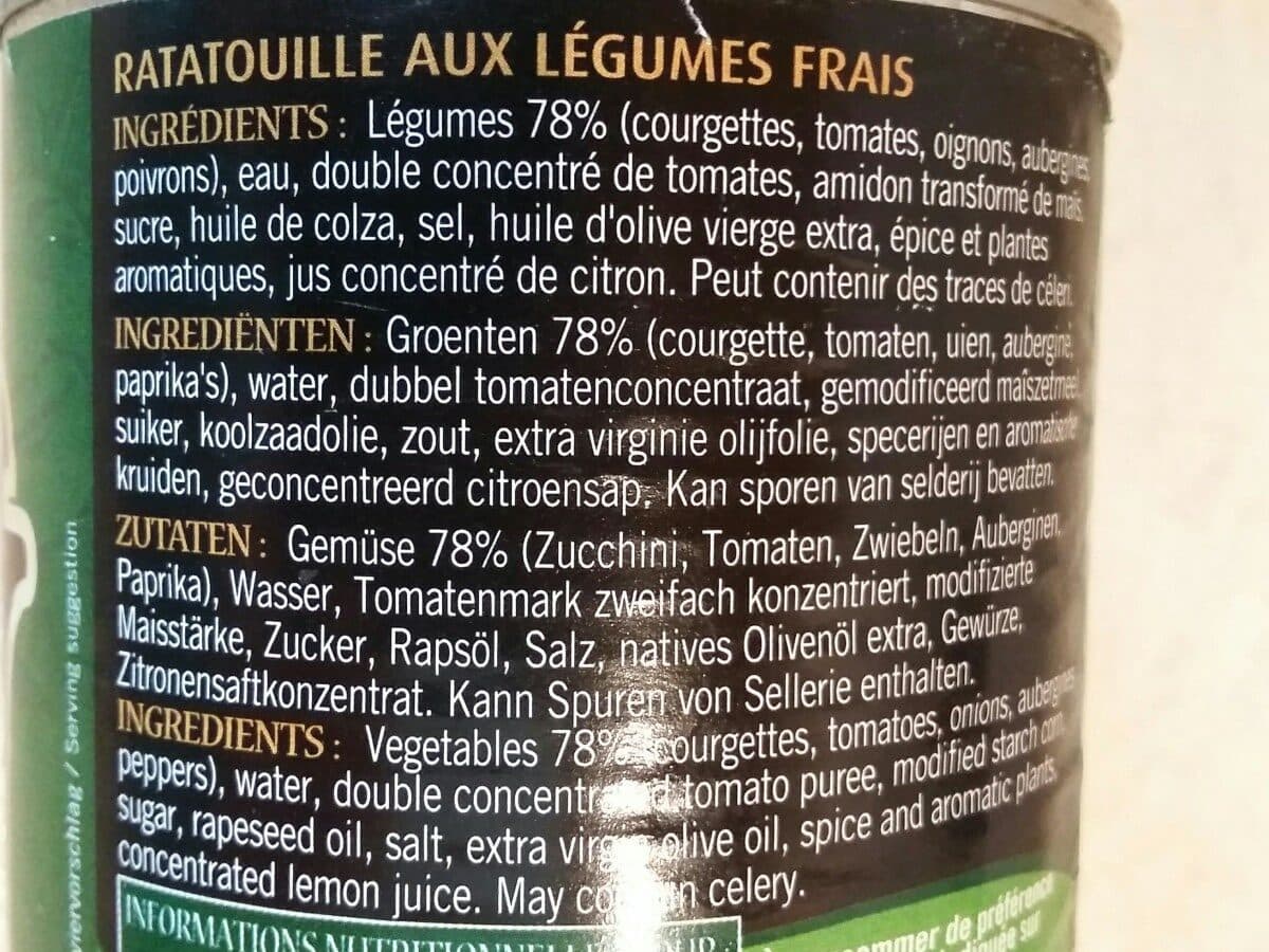 Barbier Dauphin Ratatouille à la provençale packshot
