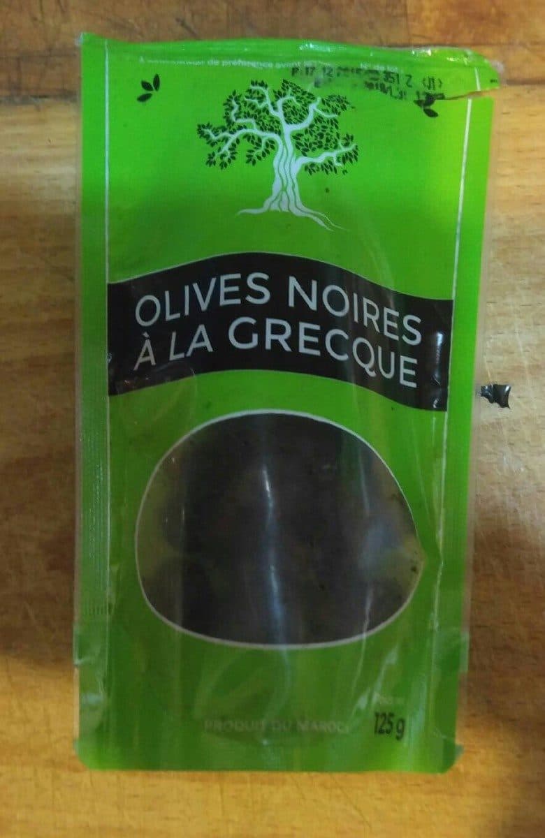 Delieuze Olives noires à la grecque packshot