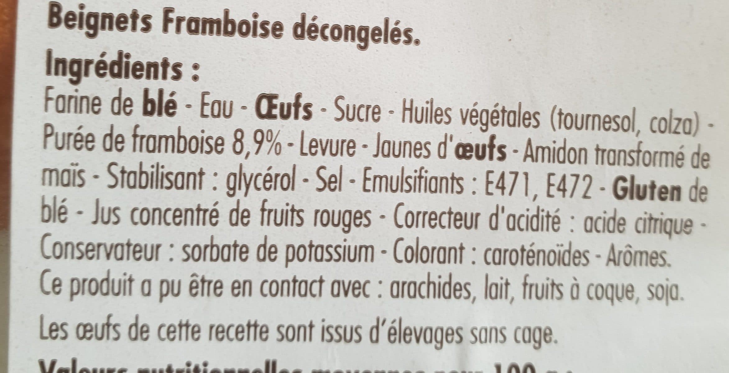Open Food Facts Beignet framboise packshot