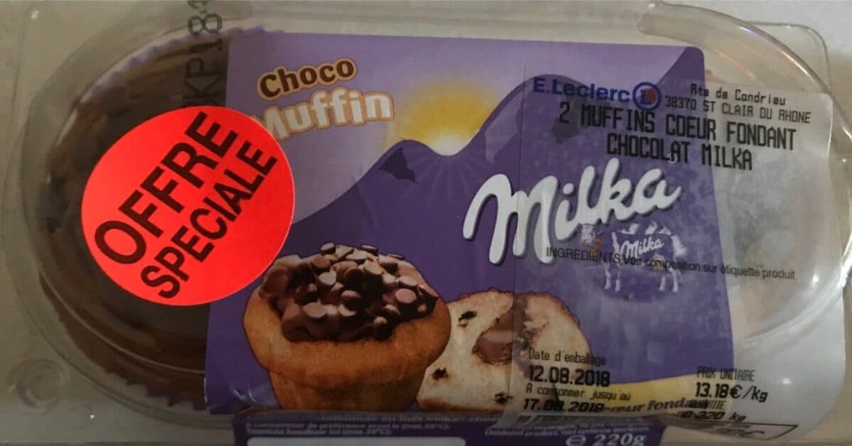 Open Food Facts Choco Muffin packshot