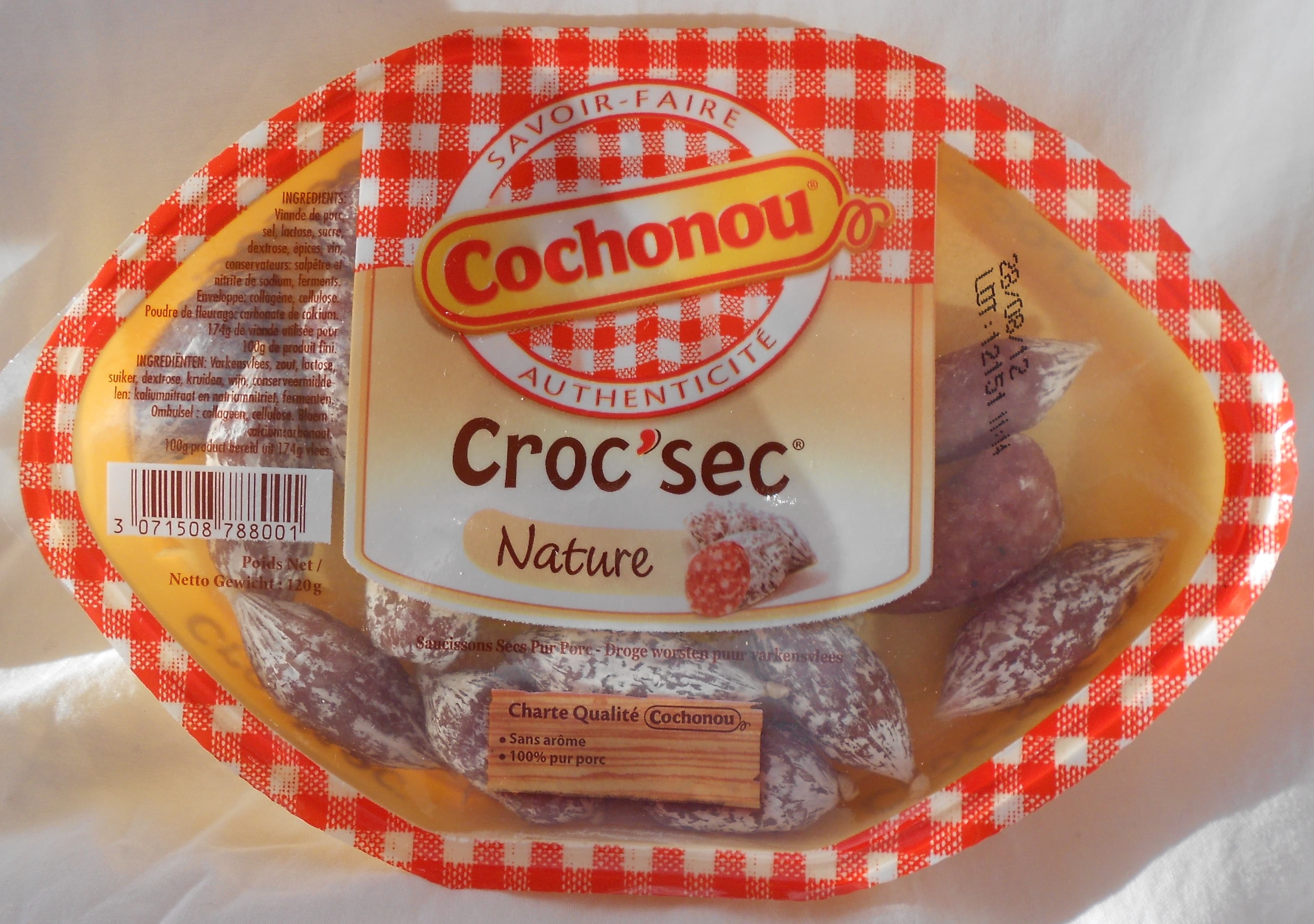 Cochonou Croc'sec Nature packshot