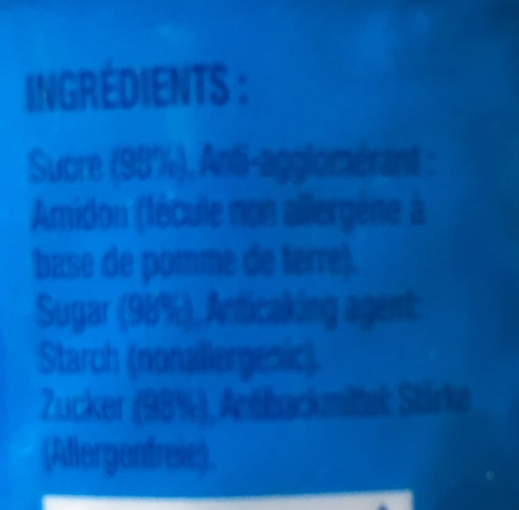Erstein Erstein saupoudreuse glace 500 gr - gamme speciaux packshot