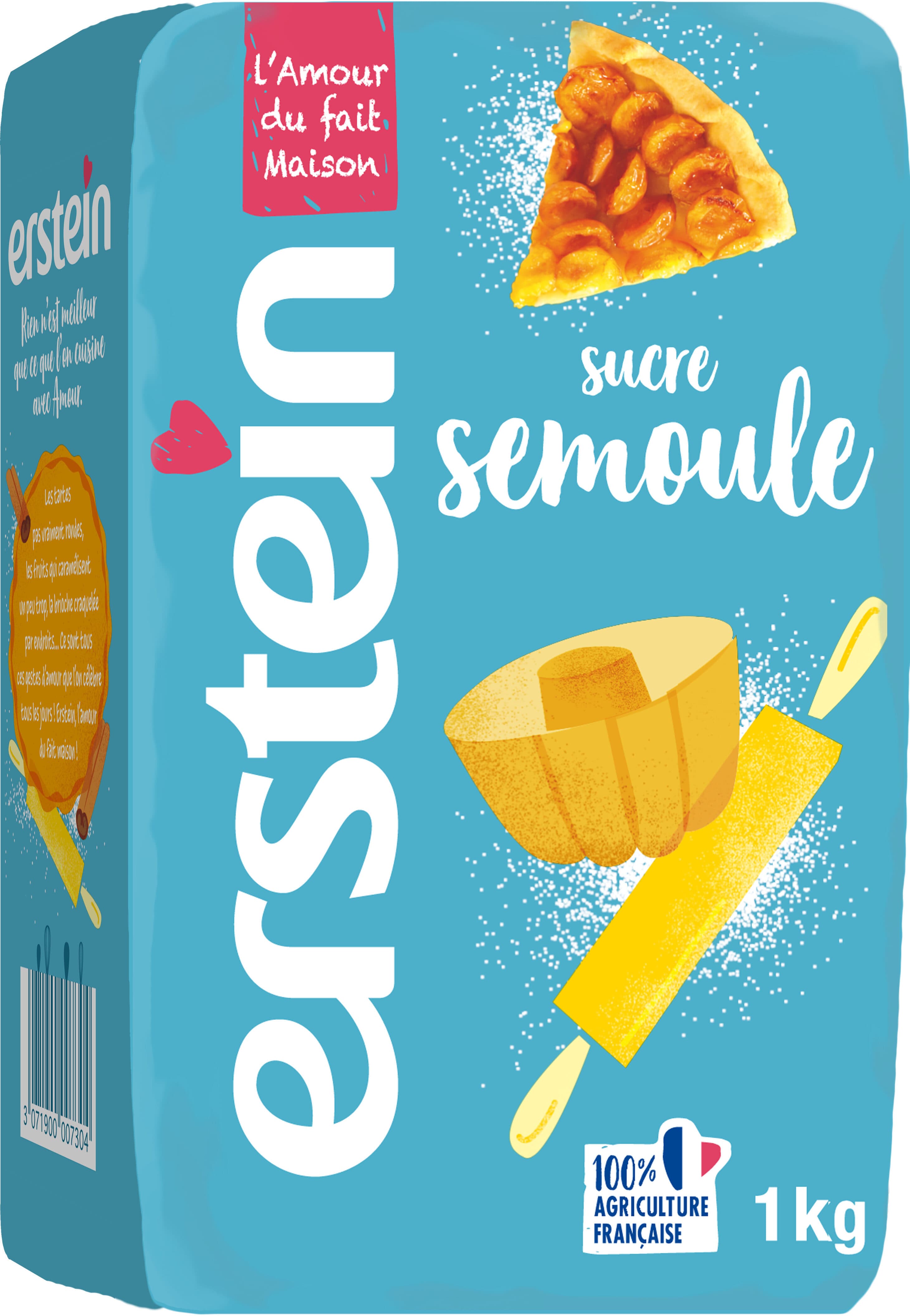 Erstein Erstein semoule fine sachet 1kg - gamme courants packshot