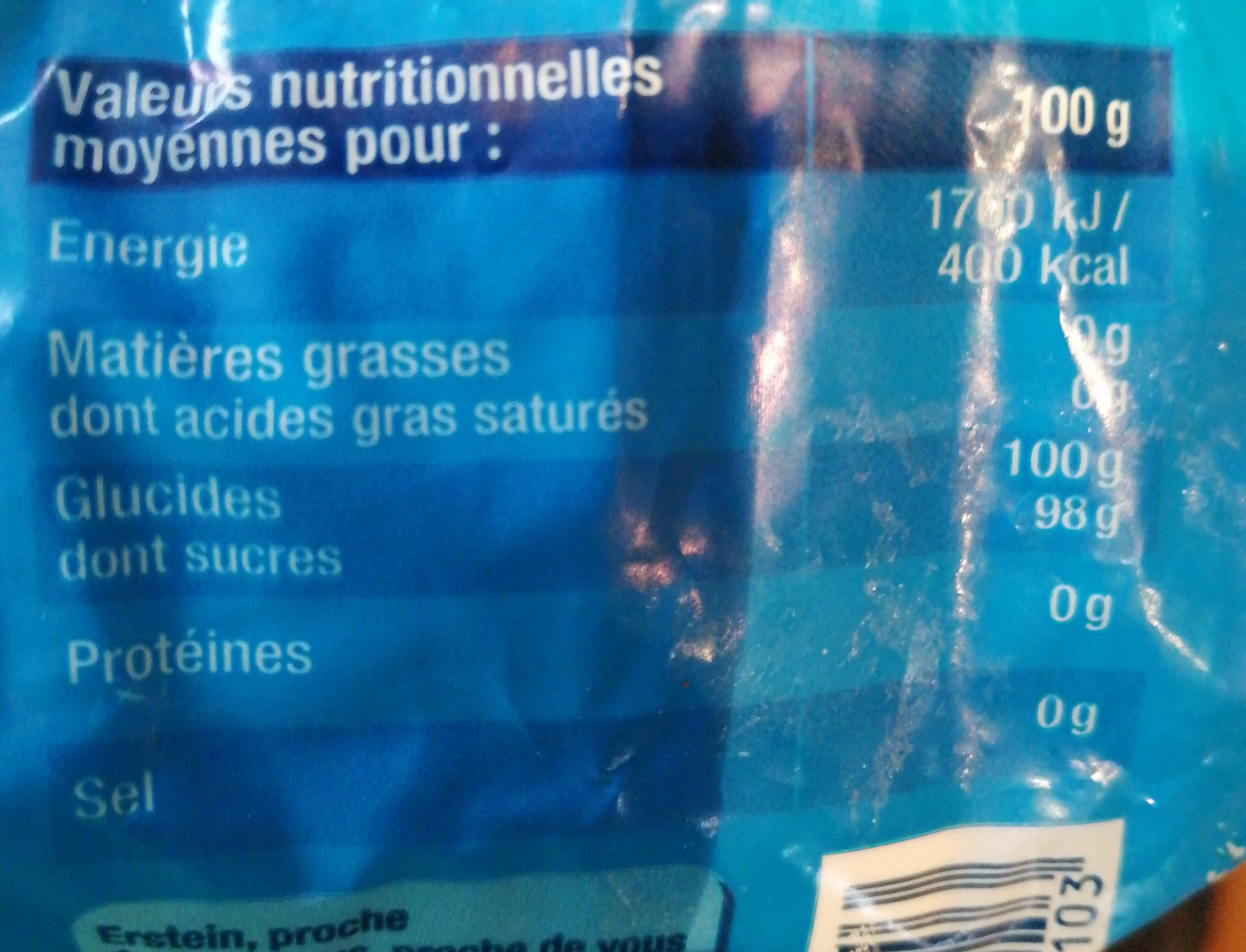 Erstein Erstein sucre glace sachet 500g- gamme speciaux packshot