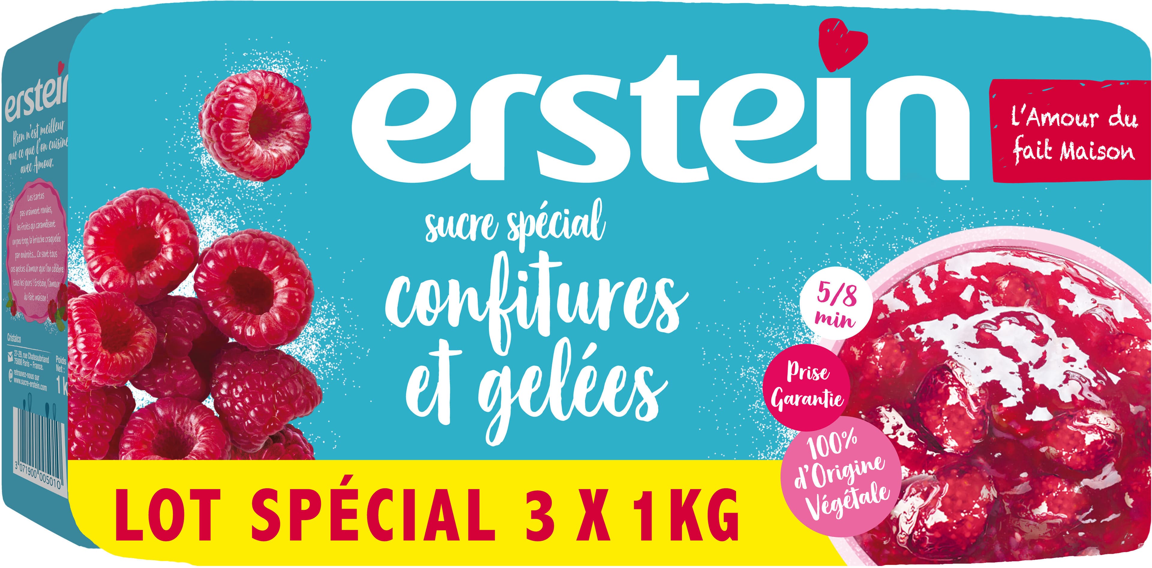 Erstein Erstein sucre gel lot packshot