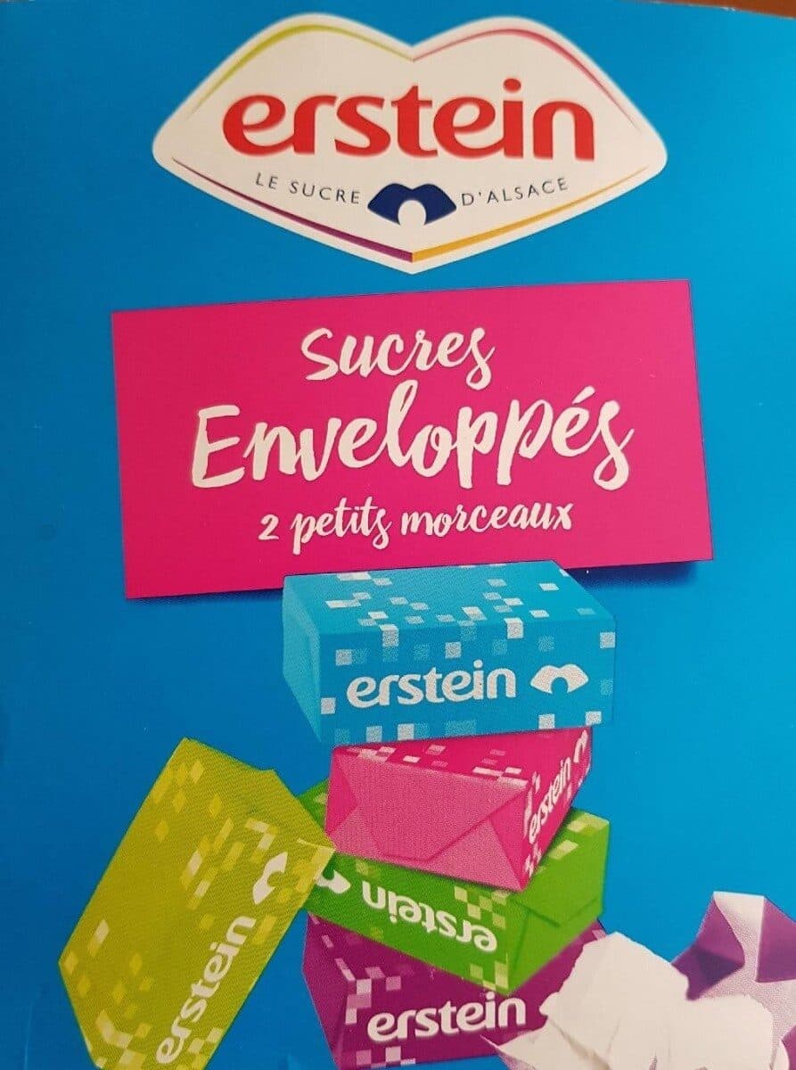 Erstein Erstein Sucres enveloppes 2 petits morceaux packshot