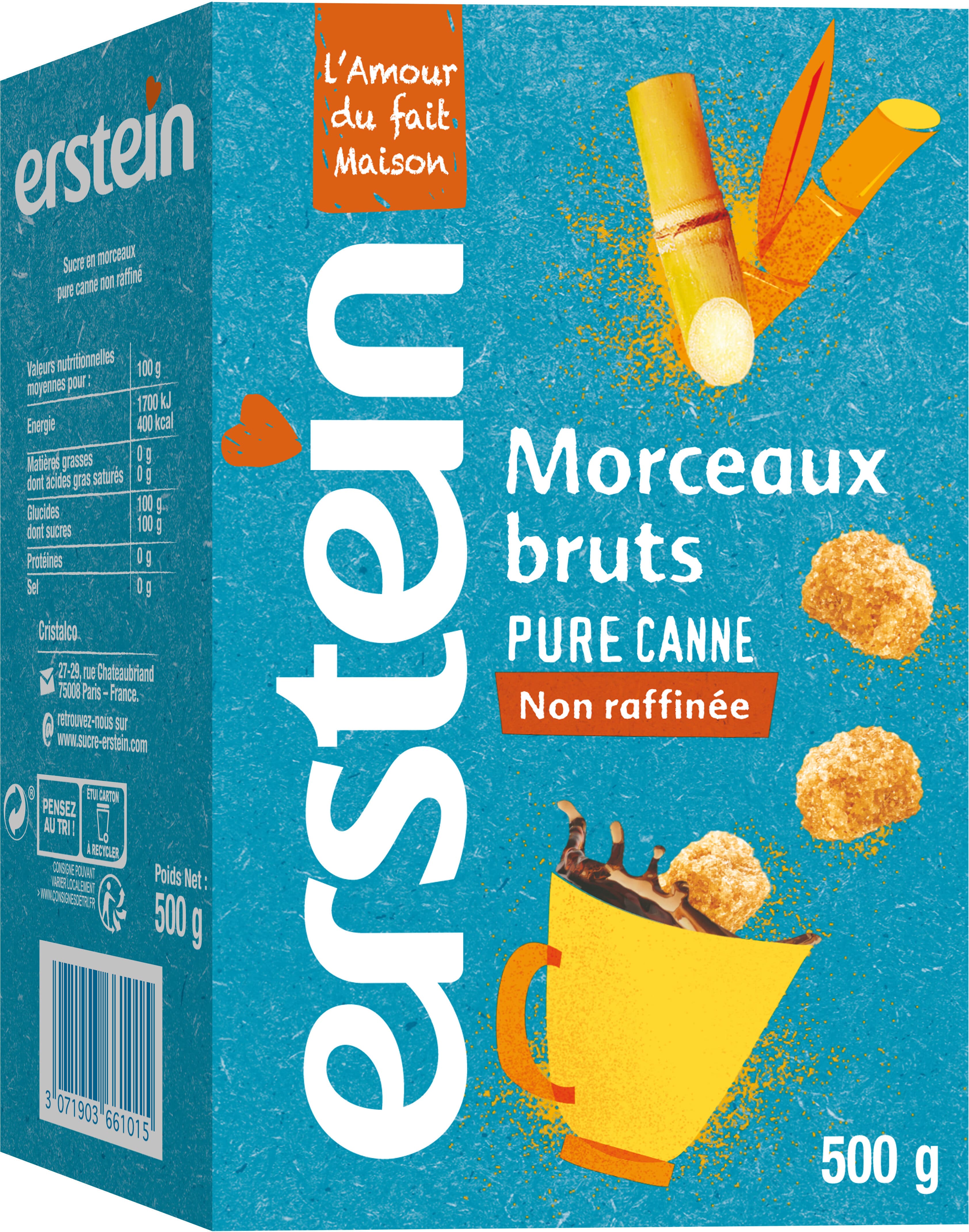 Erstein Erstein morceaux bruts irreguliers pure canne packshot