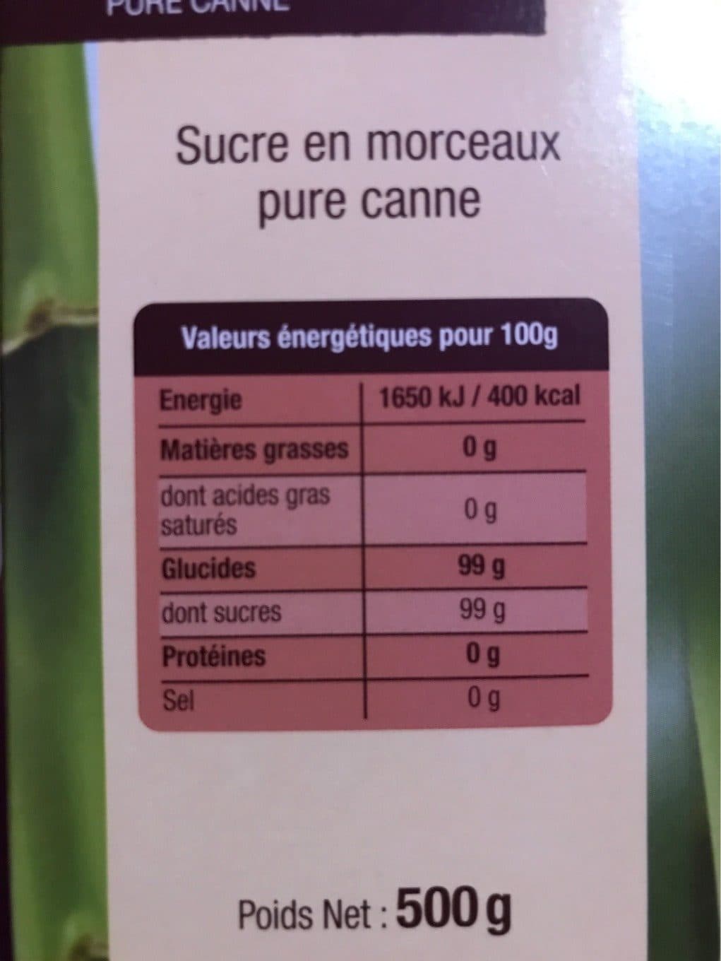 Erstein Erstein morceaux bruts irreguliers pure canne packshot