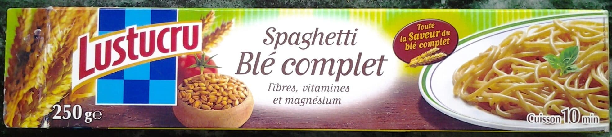 Lustucru Spaghetti Blé complet packshot