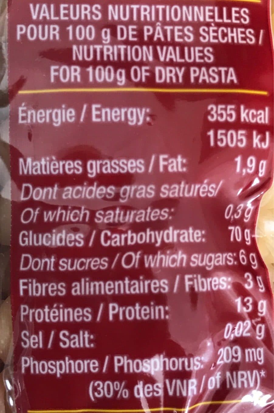 Lustucru Torsettes 3 minutes packshot