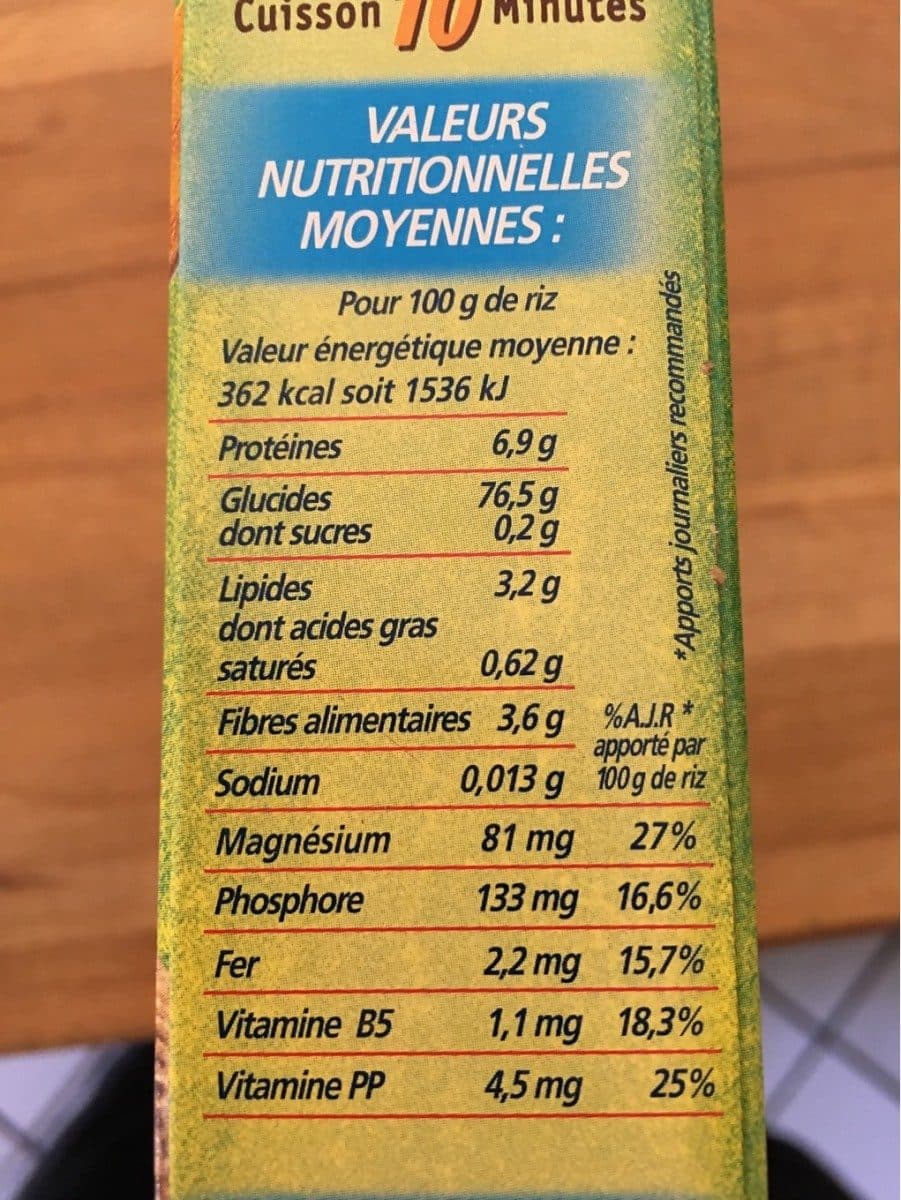 Lustucru Riz Complet, 500 Grammes, Marque Lustucru packshot