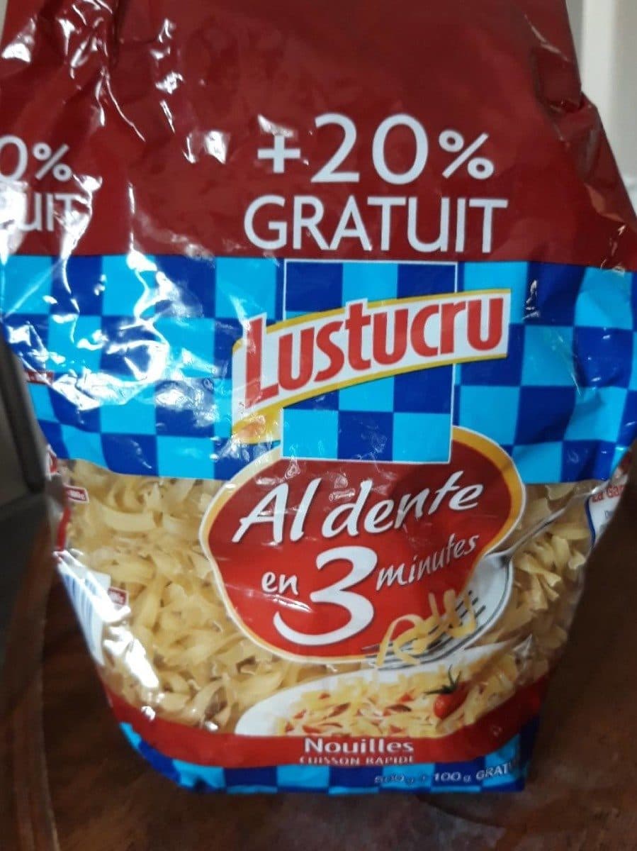 Lustucru Nouilles Cuis Rapide 3MN Lustucru 600 G packshot