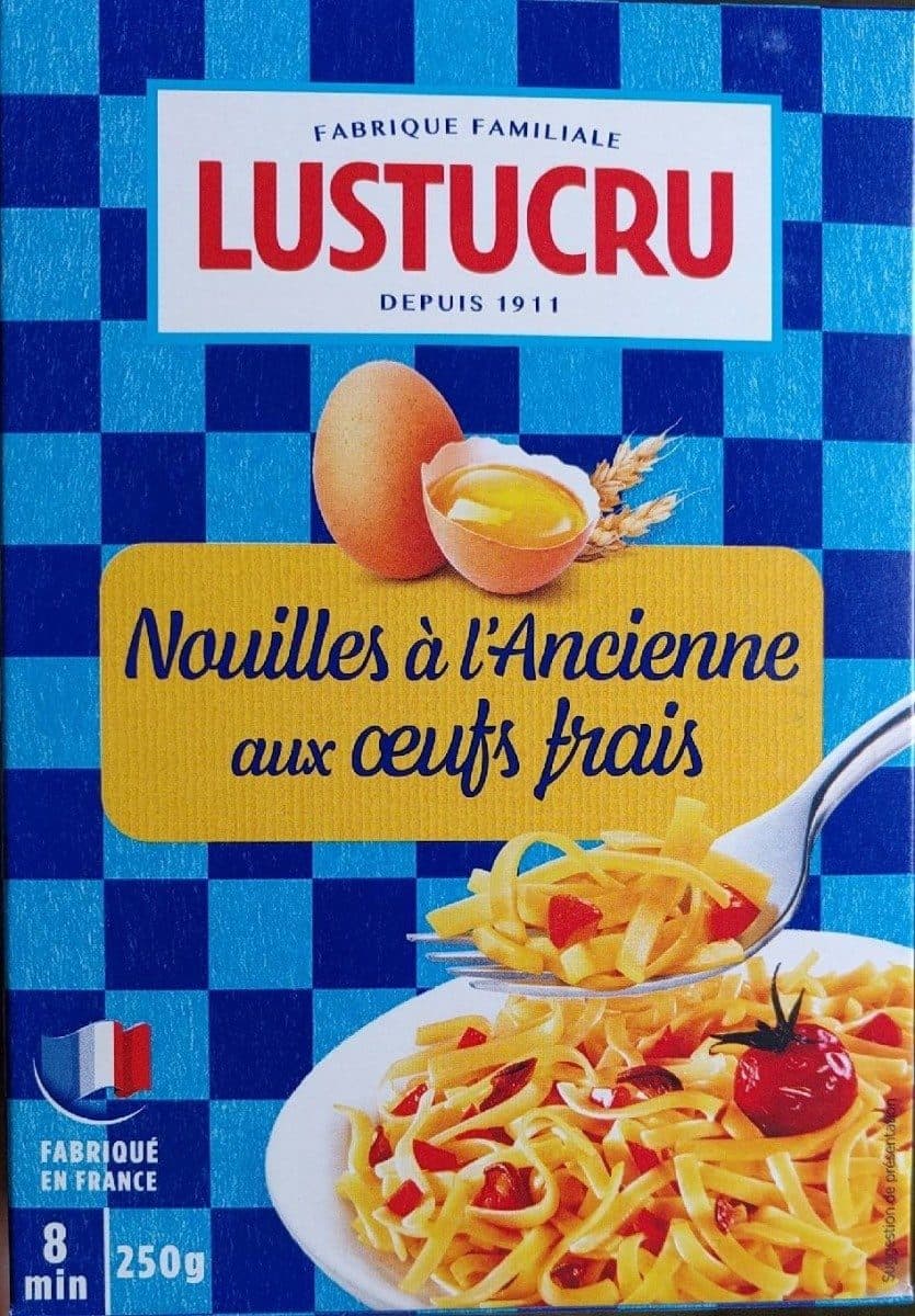 Lustucru Nouilles à l'Ancienne aux œufs frais packshot