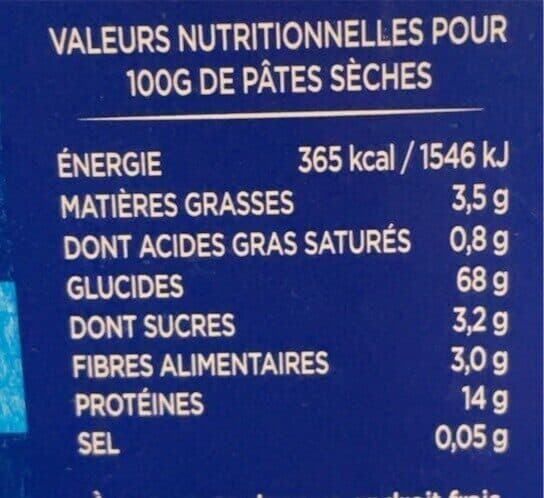 Lustucru Les Collerettes aux œufs frais packshot