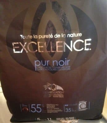 Barry Chocolat De Couverture Noir 55 % En Pistoles Excellence packshot