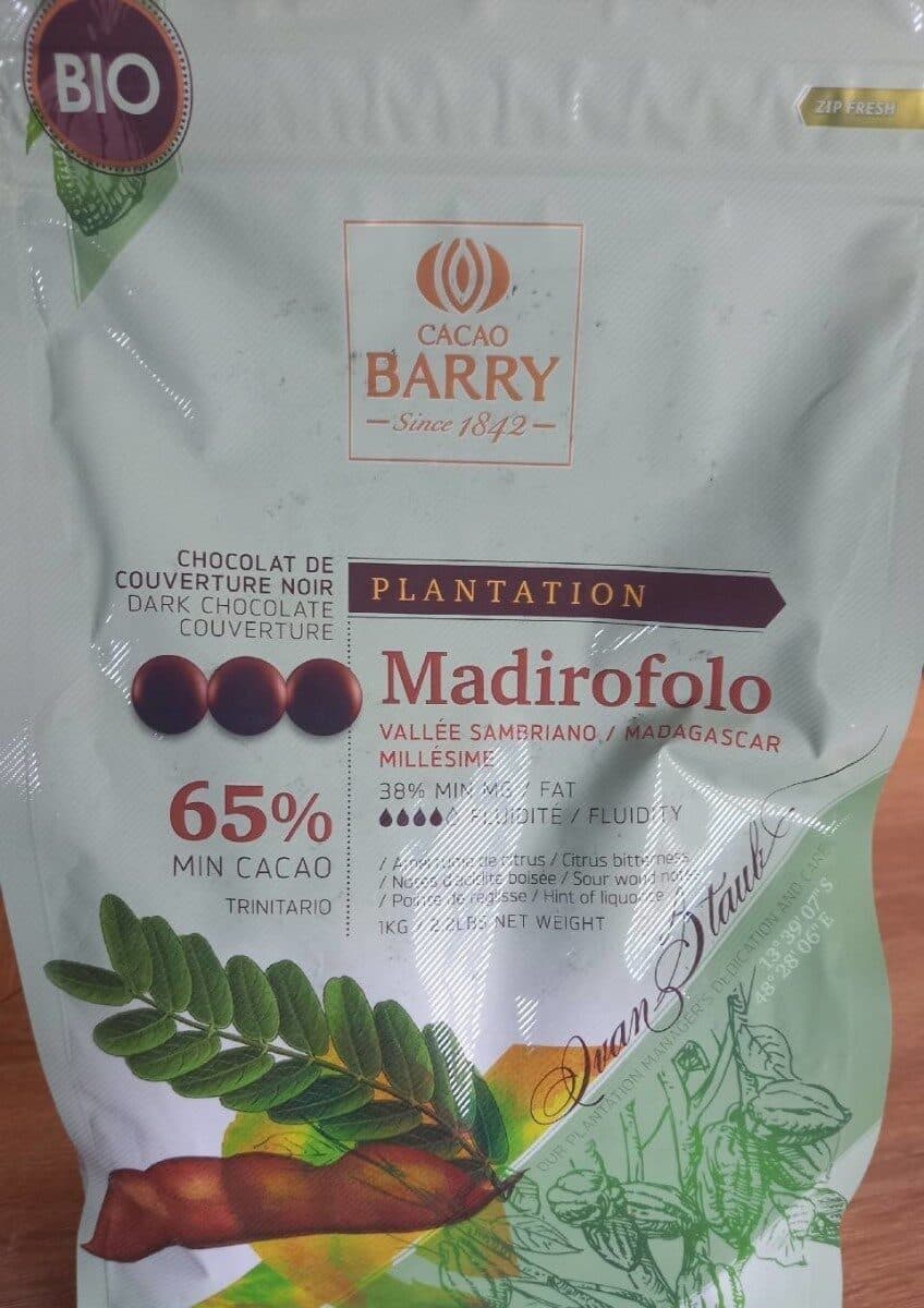 Cacao barry Madirofolo Bio Millésime 2013 (noir, Cacao 65 %) Boite 1KG packshot