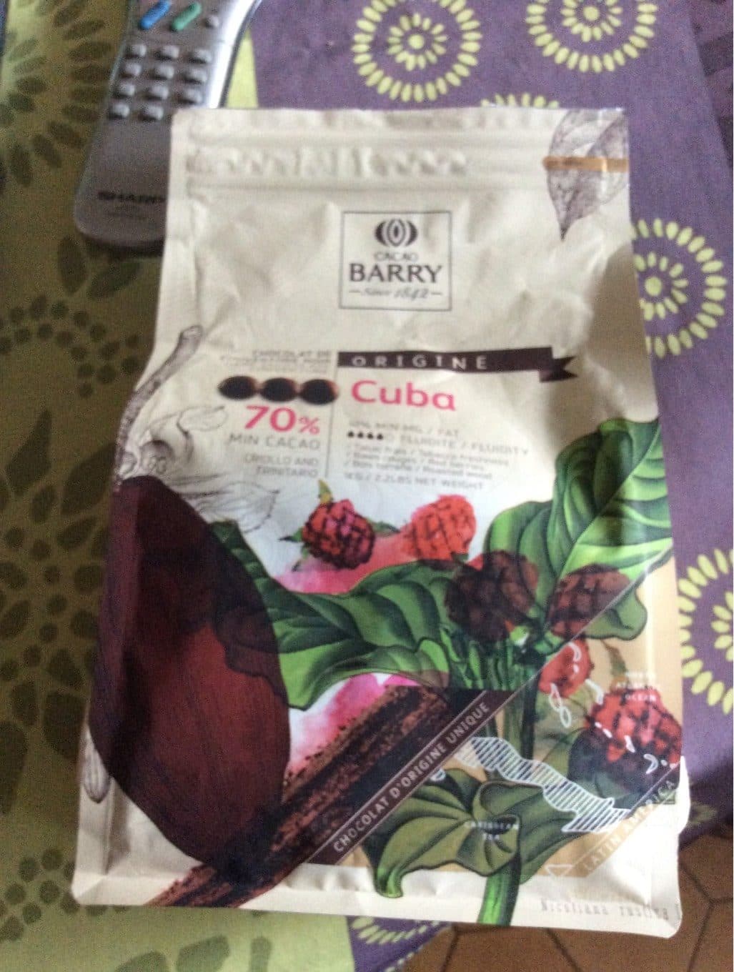 Cacao Barry Chocolat de couverture noir packshot