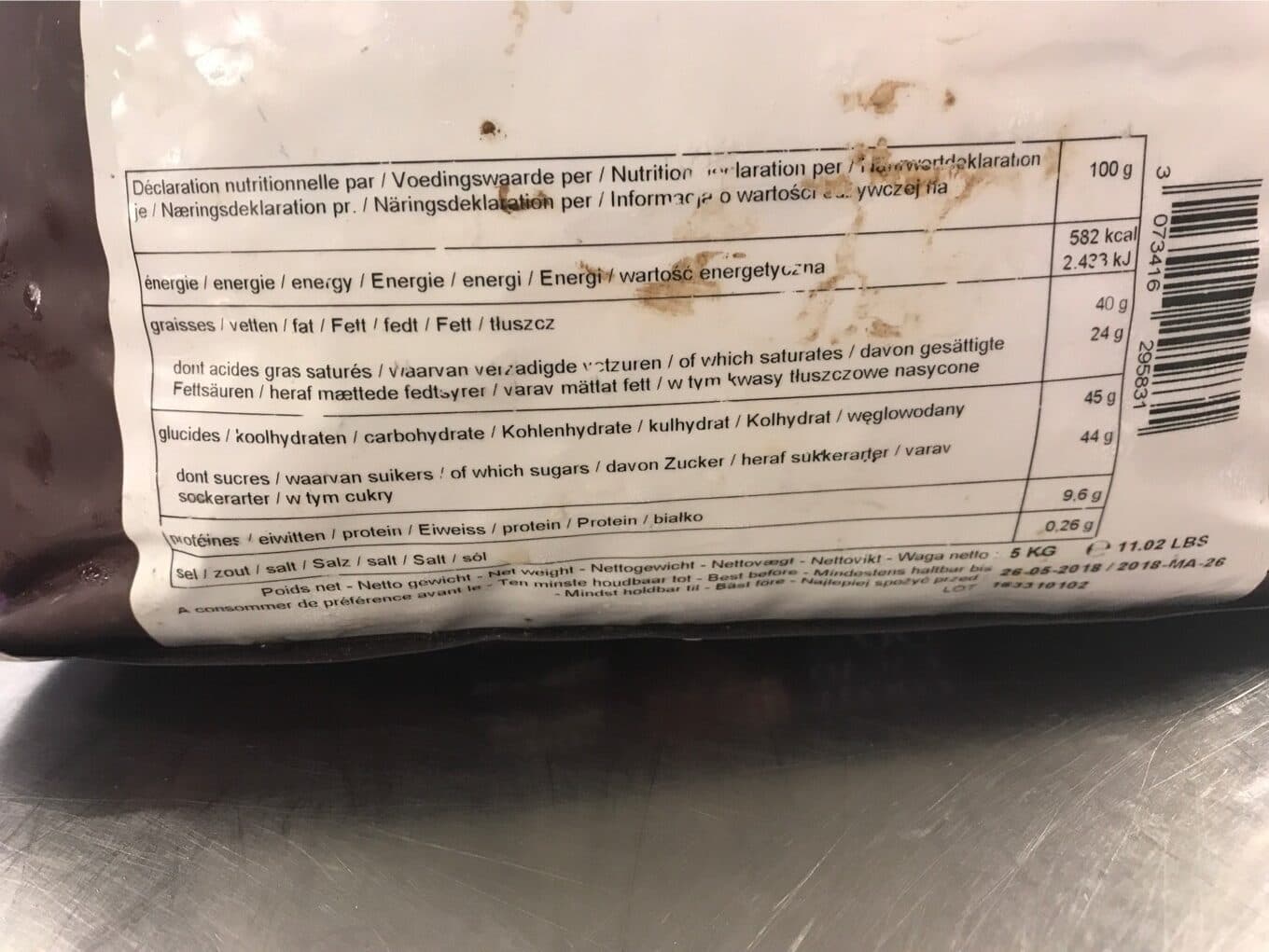 Barry Chocolat De Couverture Au Lait 35% En Pistoles Lactée Barry packshot