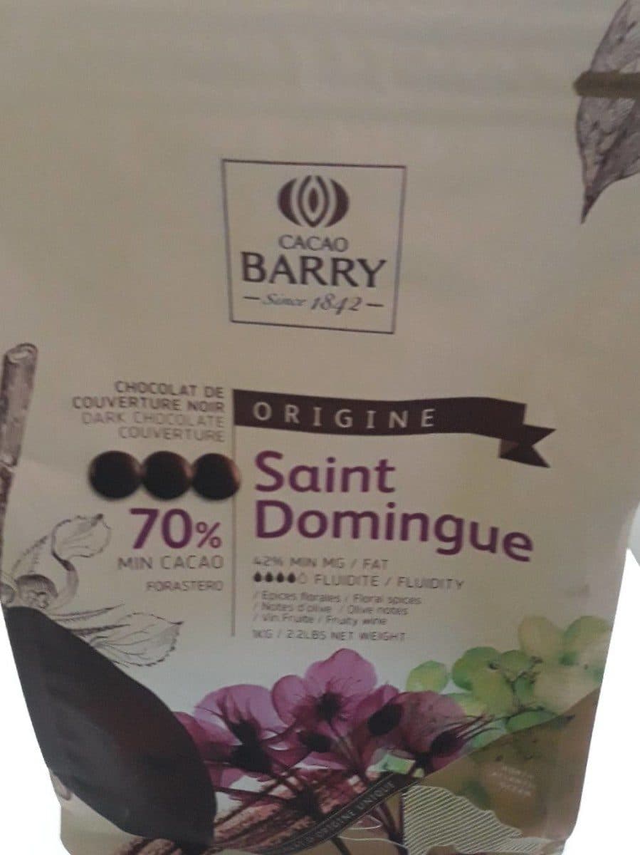 Cacao Barry Chocolat de couverture noir packshot