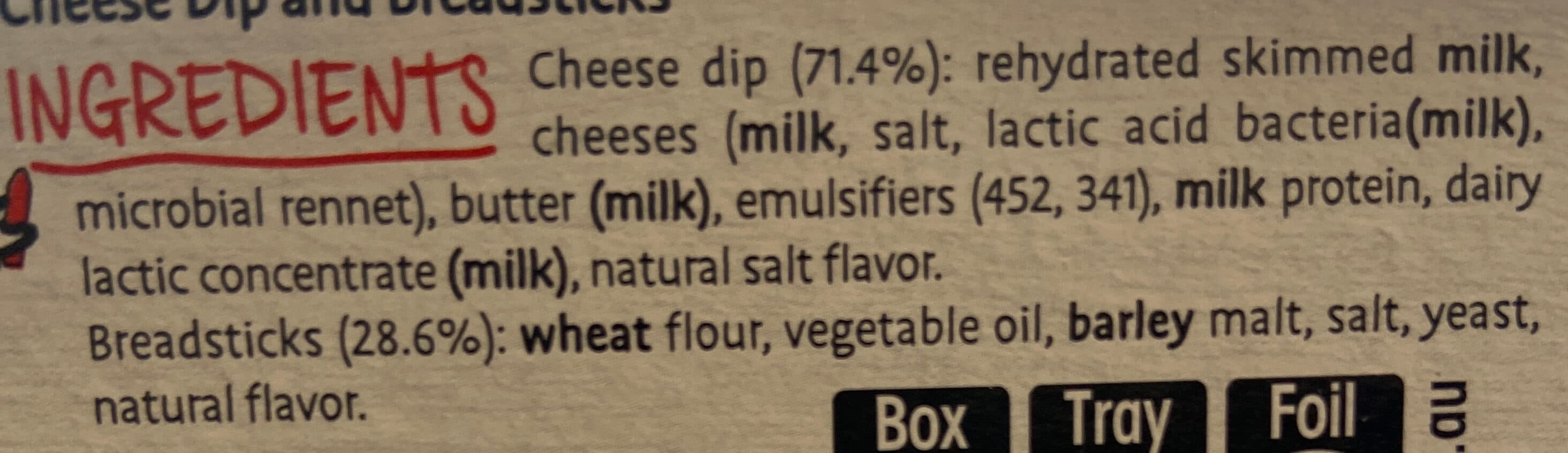 The Laughing Cow Cheese Dip with Breadsticks packshot