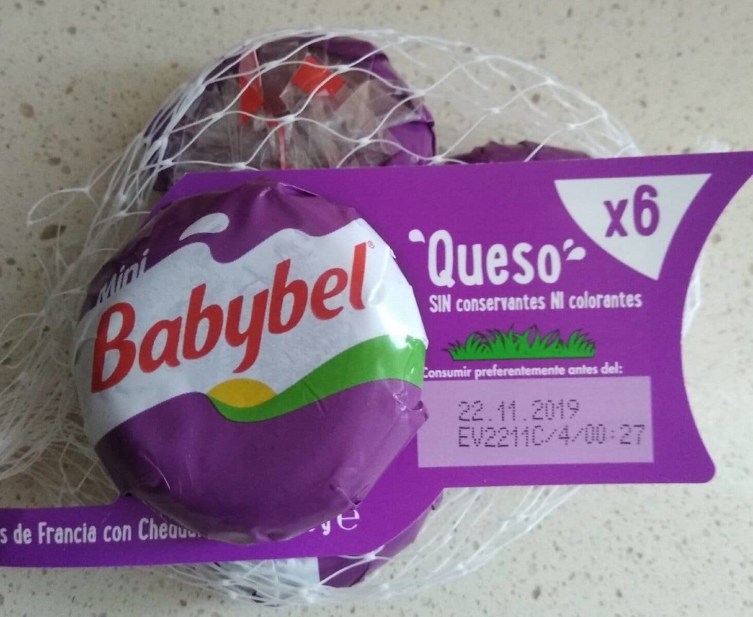 Unil Mini-Babybel Cheddar x6 packshot